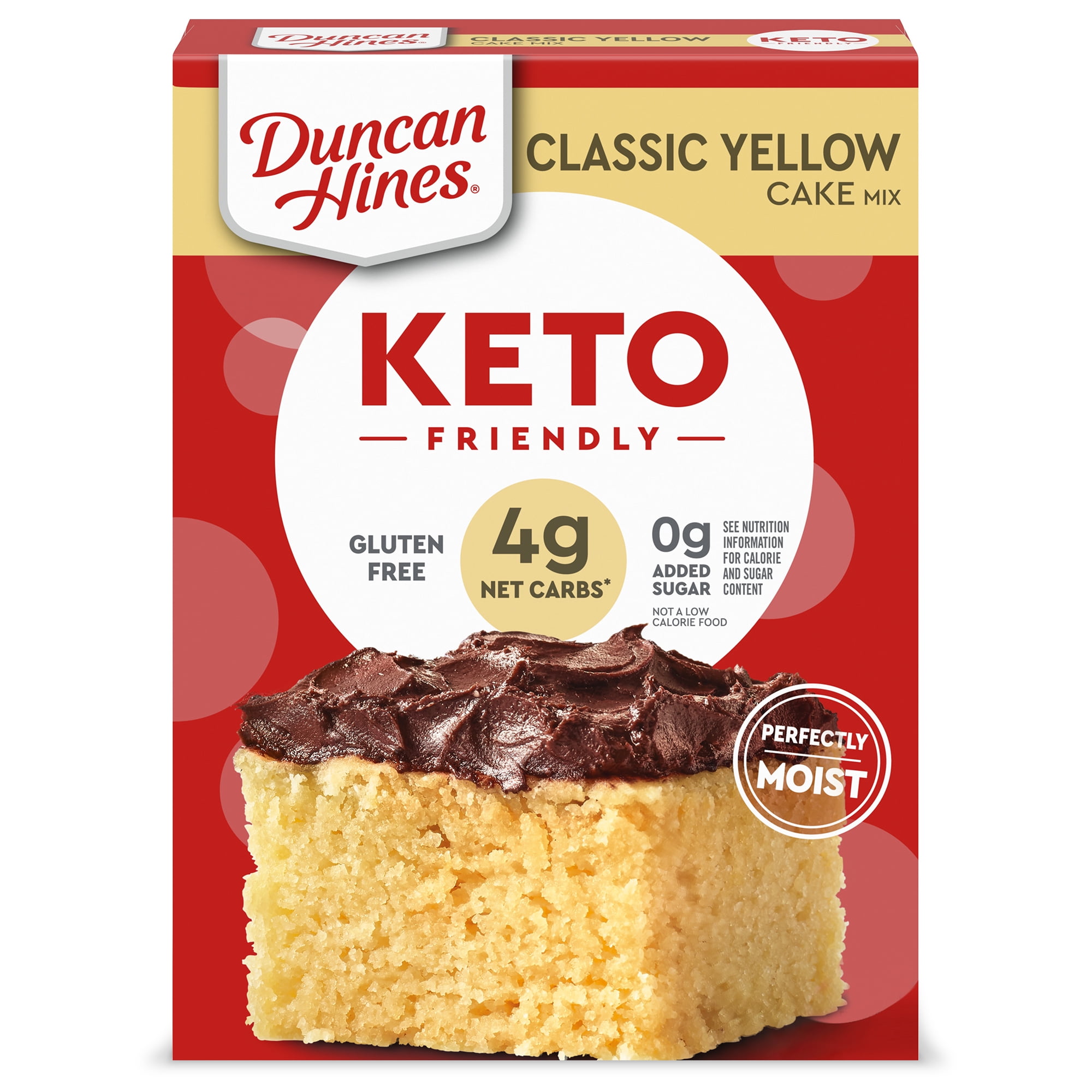 Duncan Hines Keto & Gluten Free Classic Yellow Cake Mix, 10.6 oz.