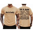 thumbnail image 4 of Do It Lady Shirt Women Men Tee, 4 of 7