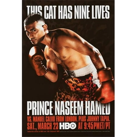 Pop Culture Graphics MOV274442 Prince Naseem Hamed vs Manuel Calvo Movie Poster, 11 x