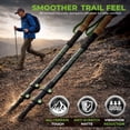 thumbnail image 3 of TREKOLOGY 3K Carbon Fiber Trekking Poles, Ultralight Hiking Sticks with Cork Grip and 10-Piece Accessory Kit, 3 of 7