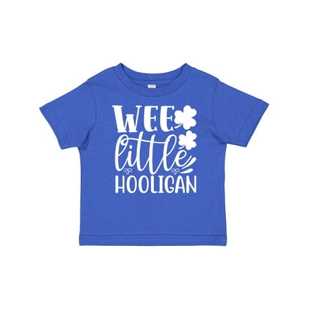 

Inktastic St. Patrick s Day Wee Little Hooligan with Shamrocks Boys or Girls Baby T-Shirt