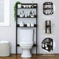 UTEX 3Shelf Bathroom Organizer Over The Toilet, Bathroom Space saver