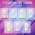 thumbnail image 3 of Mascarilla facial LED, terapia de luz roja para el cuidado de la piel del rostro, 3 of 7