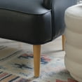 thumbnail image 6 of Linon Hoylake Faux Leather Club Accent Chair, Navy, 6 of 16