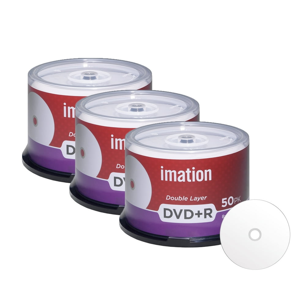 150 Pack Imation DVD+R DL Dual Layer 8X 8.5GB DVD Plus R Double Layer