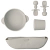 UpwardBaby Baby-Led Weaning Set - 5PC Set - BPA Free - 100% Food-Grade Silicone - 6m+