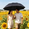 thumbnail image 7 of MMJ Umbrella UV Protection Folding Compact Sun Rain Umbrella Lightweight Windproof for Travel Commute 37.8x26.8in, 7 of 7