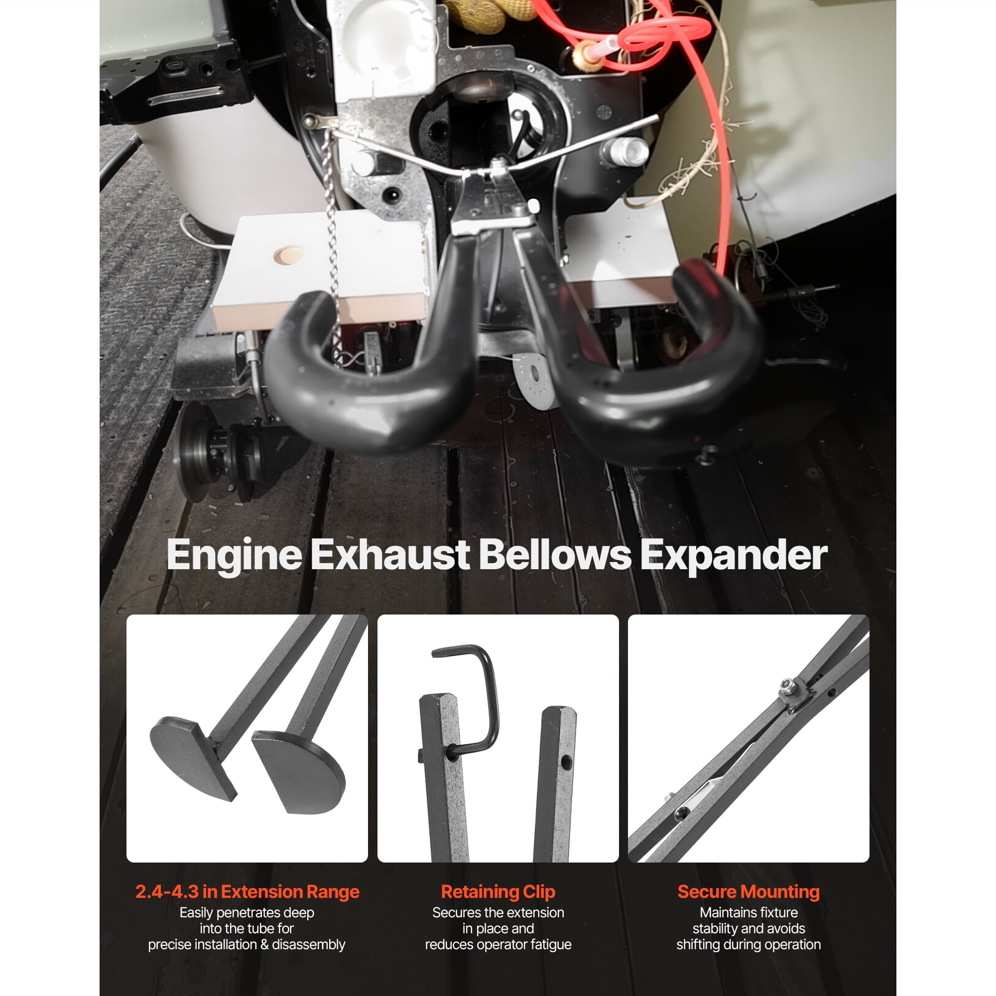 KFFKFF Marine Engine Alignment Tool & Gimbal Bearing Puller Set, Compatible with Mercruisers, OMC, Volvo Cobra Bell Housings, Includes Tools for Alignment, Bearing Removal, and Seal Installation