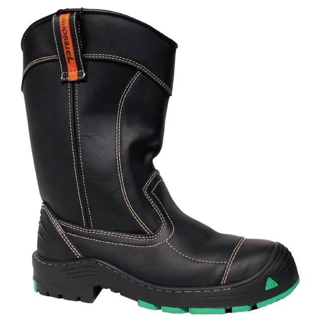 TEGOPRO Men's Inferno High Heat Met Guard Work Boot Black - T44323