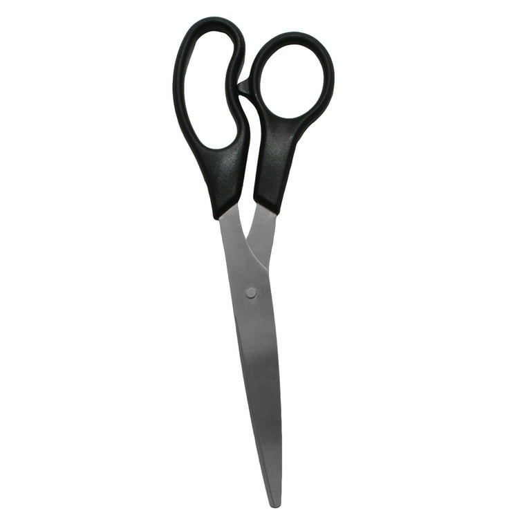 Scissors, 8, Straight, Black, Pack Of 2 - Zerbee