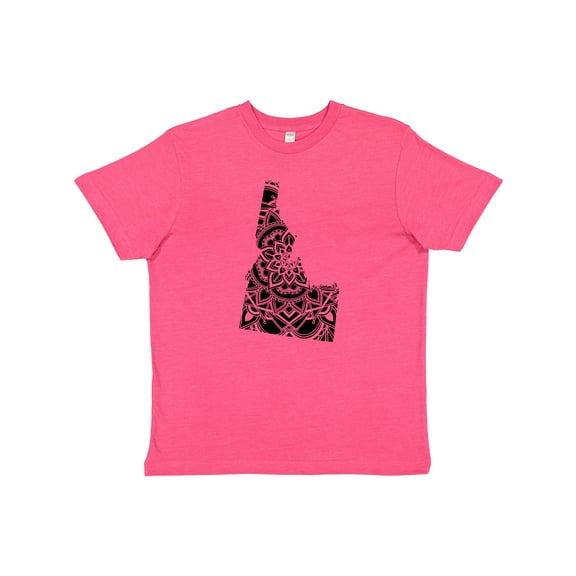 Inktastic Idaho Silhouette Mandala Youth T-Shirt