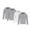 Gray, variant on 4PC Men's Pullover Hoodie Lightweight Long Sleeve with Kangaroo Pocket Slim Fit Basic Casual Sweatshirt