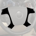 thumbnail image 3 of Bgsha Piano Black Interior Steering Wheel Button Cover Trim for Sierra 2007-2013, 3 of 9