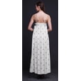 thumbnail image 4 of Bimba Robe Longue Maxi Imprimée à Bretelles Spaghetti Ajustables en Rayonne pour Femmes Boho-Moyen, 4 of 4