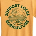 thumbnail image 3 of Instant Message - Support Local Agriculture - Women's Short Sleeve Graphic T-Shirt, 3 of 7