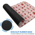 thumbnail image 6 of Long Mouse Pads for Desk,Pink Cow Strawberry Pattern Desk Mats on Top Of Desks, Desk Mouse Pad Extra Large with 3mm Non-Slip Base and Stitched Edge for Gaming,Office,Work,Home 31.5"x15.7", 6 of 6