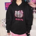 thumbnail image 2 of Sanrio Hello Kitty Sparkling Rhinestone Pattern Hooded Sweater Y2k Women Trend Cute Hoodies Loose Oversize Tops Autumn Clothes HOEMLIN, 2 of 5