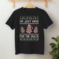 thumbnail image 2 of I'M Just Here For The Snack Christmas Cakes Debbie Becky – T-Shirt, Hoodie & Sweatshirt – Festive Holiday Apparel – Family, 2 of 6