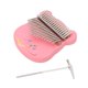 thumbnail image 5 of Kalimba de 17 teclas piano de dedo de regalo de arce mejor táctil portátil de mano para grabación ANGGREK Otros, 5 of 8