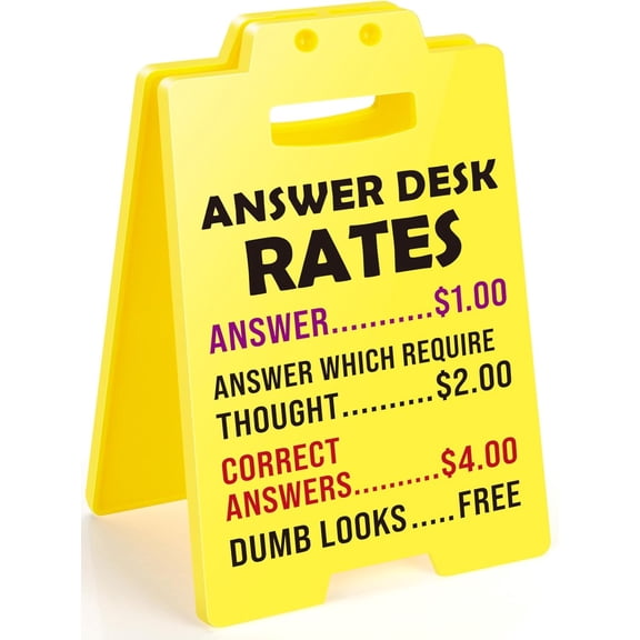 Office Decor Desk Accessories Funny Sign Gifts For Coworker Men Women Boss