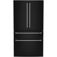 thumbnail image 4 of Cafe Cje23dpw 36" Wide 23.2 Cu. Ft. Energy Star Certified Bottom Freezer - Matte Black /, 4 of 7
