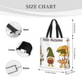 thumbnail image 3 of Pofeuu Hello Autumn Print Tote Bag for Women,Hobo HandBags with Zipper,Large Capacity Casual Shoulder Handbags with Inner Pockets, 3 of 7