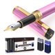 thumbnail image 1 of Pluma estilográfica Dryden Designs Luscious Pink con 24 cartuchos de tinta, 1 of 9