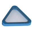 thumbnail image 2 of Langgg Blue Triangle Metal Pool Stick Chalk Holder Convenient Use Made of Aluminum, 2 of 9
