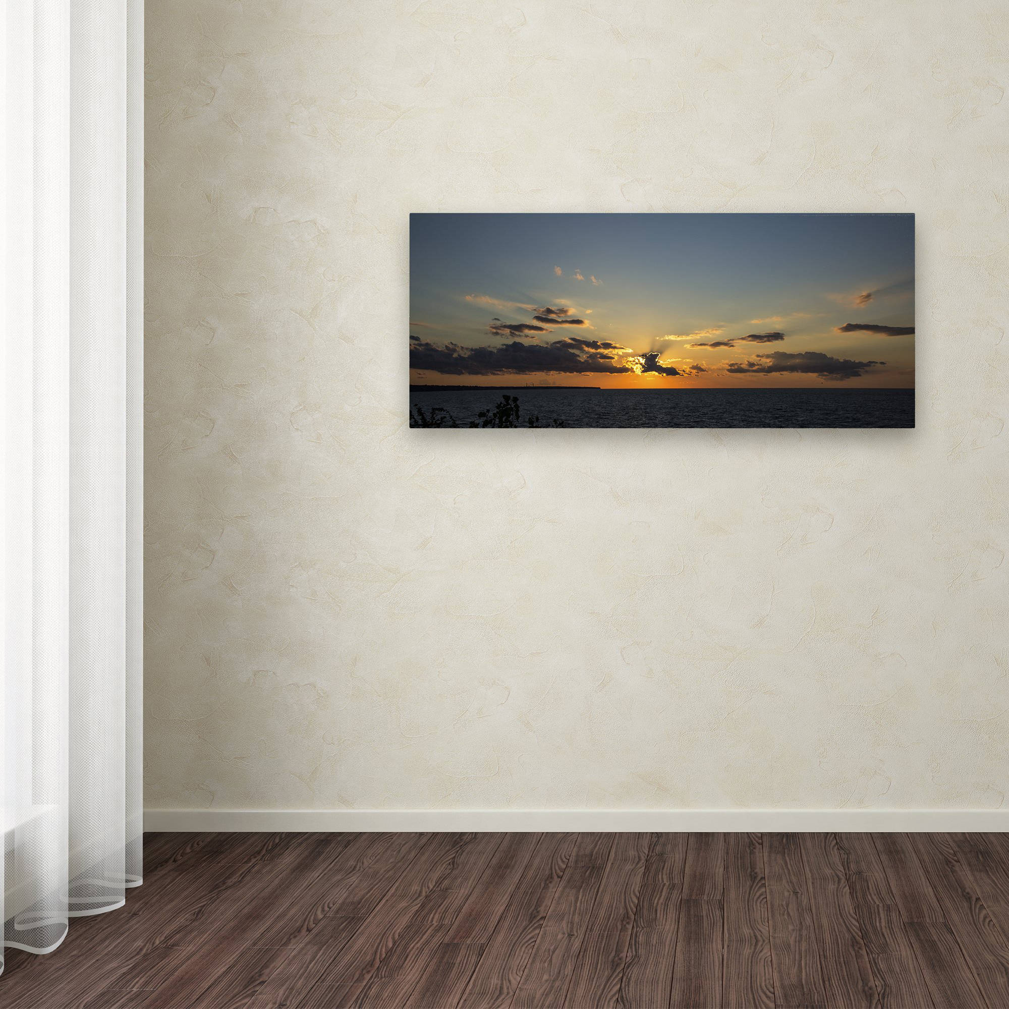 Trademark Fine Art "Sunset Horizon" Canvas Art by Kurt Shaffer
