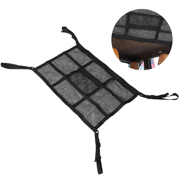 IDEANATEGRATE 1Pcs Truck Bed Cargo Net in Black for Road Trips and Camping