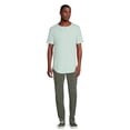thumbnail image 3 of No Boundaries Men's and Big Men's Elongated Tees, 2-Pack, Sizes XS-5XL, 3 of 5