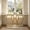 White Gold, variant on Fnova 70.9" Console Table, Modern Entryway Table with Faux Marble Tabletop, Long Extra Long Sofa Table with Storage Shelf, Geometric Metal Frame for Living Room, Hallway, Foyer