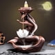 thumbnail image 1 of Quemador de incienso de reflujo de cerámica quemador de incienso en capas quemador de incienso de reflujo quemador de incienso de Buda/loto para Spa, Yoga, meditación Zhivalor LF-0234, 1 of 3