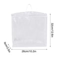 thumbnail image 3 of PpgejGEK Sac de Rangement Transparent en PVC – Sac Transparent Robuste avec Poignées en Nylon pour Textile de Maison, Ensemble de Literie Quatre Pièces, Rideaux, Couvertures, Décorations de Vacances, 3 of 6