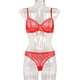 thumbnail image 1 of Ropa de mujer europea y americana, popular traje transparente de malla simple, lencería sexy de dos piezas con tirantes, 1 of 6