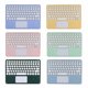 thumbnail image 2 of Funda protectora con teclado Bluetooth para iPad 10.9 de 2024, tapa de tecla redonda táctil de 10,2 pulgadas, carcasa para tableta Apple de 10.000 generaciones, 2 of 5