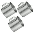 thumbnail image 1 of OULII 3Pcs Toddler Coffee Cup Silver Practical Recyclable Indoor Drinking Back to School, 1 of 8
