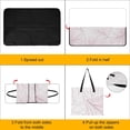 thumbnail image 4 of Colorful Floral Bohemia Picnic Blanket Waterproof Outdoor Beach Blanket Hand-held Pad Suitable for Travel, Camping, Beach, Family Gatherings, 4 of 8
