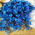 thumbnail image 6 of 10 Bundle Artificial Babys Breath Flowers Fake Gypsophila Bouquet Faux Silk Floral for Flower Arrangements Kitchen Wedding Home Decor (Blue), 6 of 7