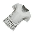 thumbnail image 2 of Minnieouse Ropa africana cultural para entusiastas de la moda masculina Hombres africanos Traje tradicional Ropa africana para hombres Camisetas gris claro, 1 XXL, 2 of 6