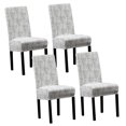 thumbnail image 4 of Greenadscape 4Pcs Fully Covered Chair Protective Cover Armchair Covers Spill Proof Grey, 4 of 7