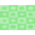 thumbnail image 1 of Ahgly Company Machine Washable Indoor Rectangle Transitional Pastel Green Area Rugs, 8' x 10', 1 of 7