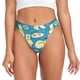 thumbnail image 1 of Fotbe Cute Polar Bear Fishing Tanga Sin Costuras para Mujer con Estampado – Panties Invisibles, Transpirables y Cómodos para Uso Diario-X-Large, 1 of 6