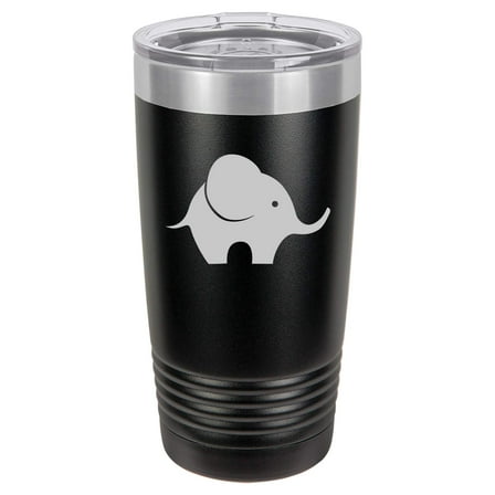 Tumbler Stainless Steel Vacuum Insulated Travel Mug Baby Elephant