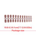 thumbnail image 3 of 1 Set on Nails Medium Length Files Stick Full Cover Wraps Art Decals Artificial Beauty Tool Manicure Kit Decorations 5, 3 of 6