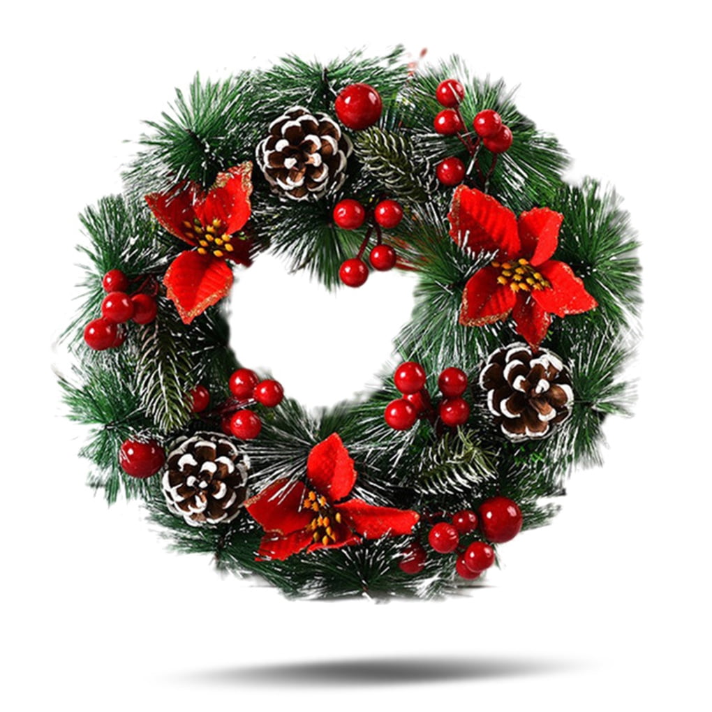 Christmas Door Hooks Hanging Ornament Xmas Tree Garland Gifts Sock Wreath Holder 