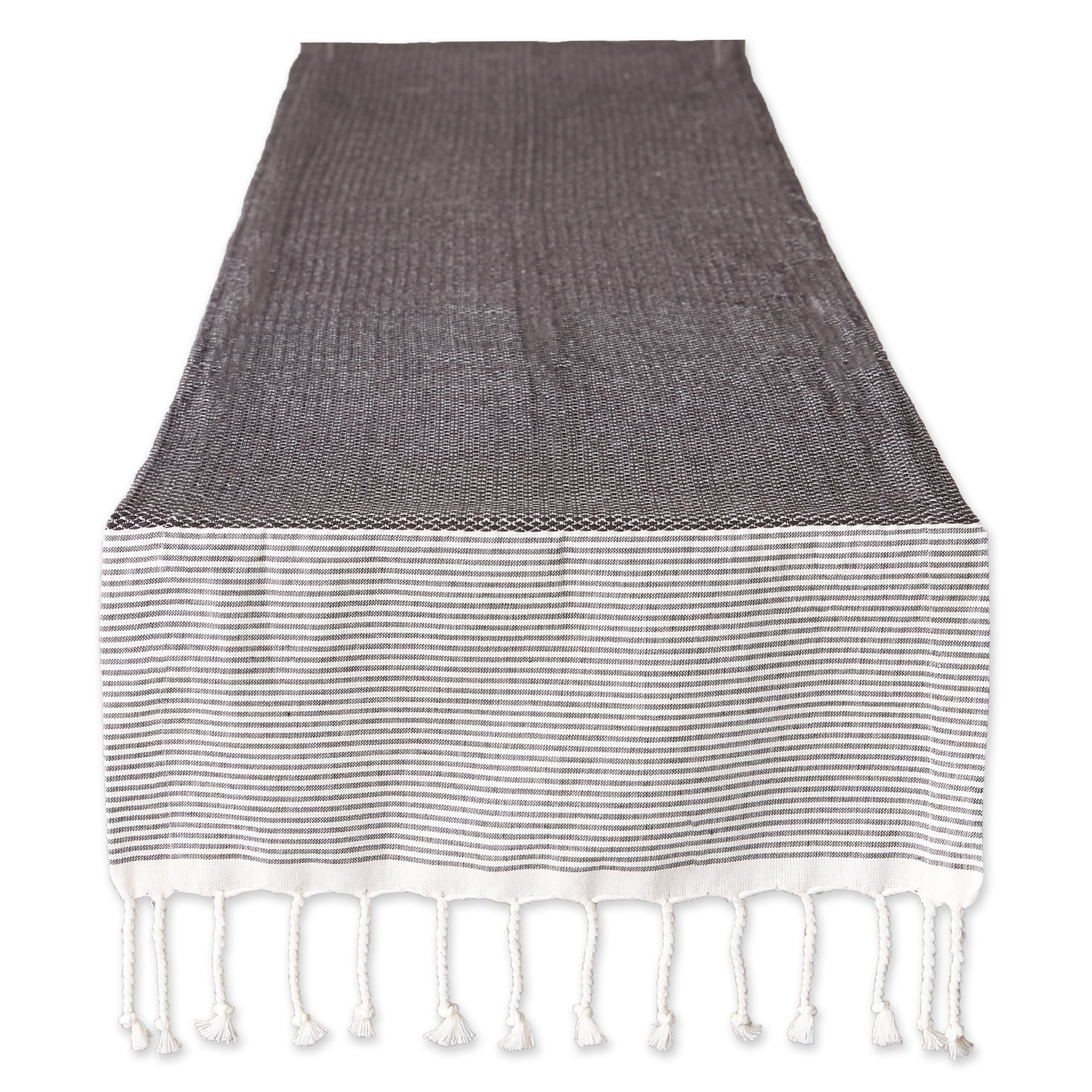 Wrapables 94 x 12 Inch Champagne Sequined Table Runner with Tassels
