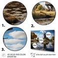 thumbnail image 3 of Designart "Reflective Windmills in Holland II" Windmills Floater Framed Wall Art Living Room, 3 of 7