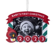 Hallmark Baby's First Christmas Red Bird 2023 Photo Frame Ornaments, 0.08lbs