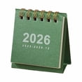 thumbnail image 1 of ZOUBAOQ 2026 Mini Simple Calendar Small Desk Calendar Creative Coil Calendar Planner, 1 of 8
